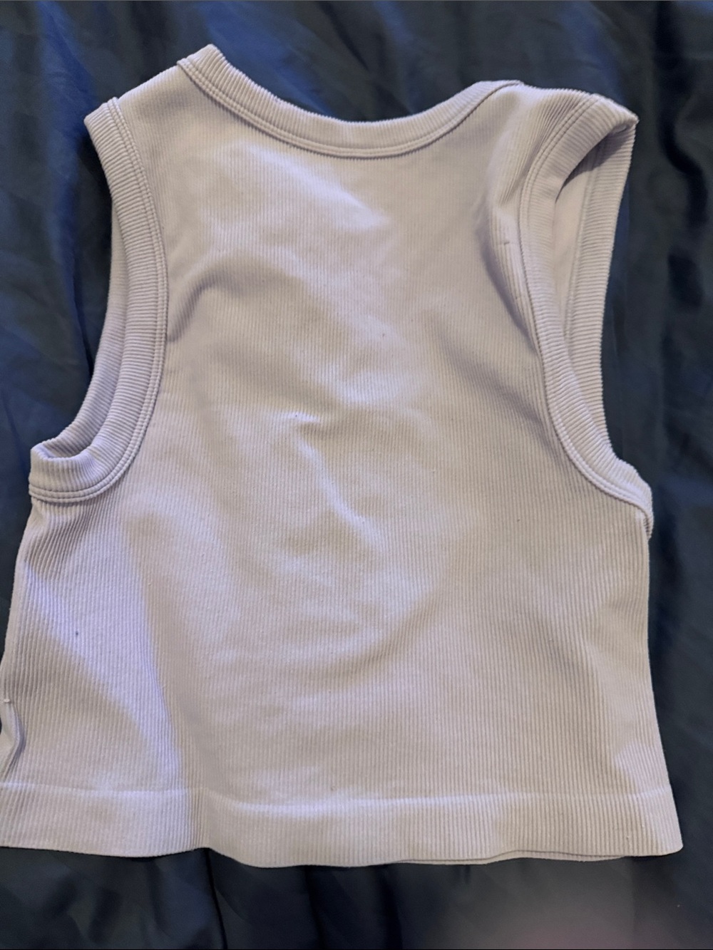 Contour Ribbed Tank - Light Lavender - Picture 3 of 3